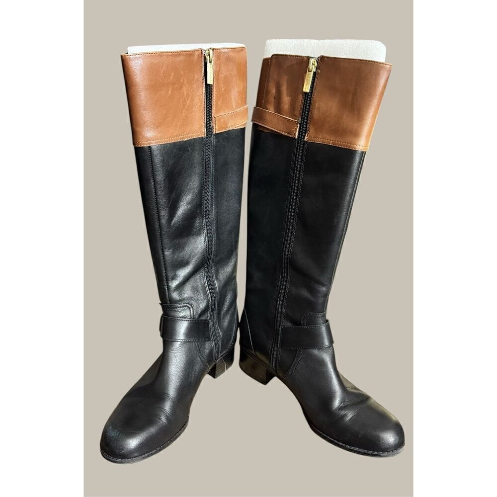 Bandolino Women’s Leather Hi Side-Zip Boots / SZ: 6.5